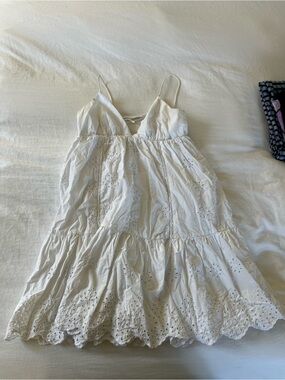 Zara eyelet dress